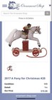 2017 Hallmark Keepsake Ornament A Pony For Christmas  20 In Series Qx9315