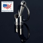 Piston Connecting Rod Car Engine Silver Metal 3d Keyring Keychain Key Chain Ring