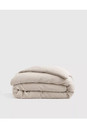Nwot Quince European Linen King   Cal King Duvet Cover Set  Sand Linen