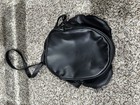 Horror Puppet Face Crossbody Shoulder Strap Costume Pouch Bag Black white red