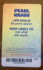 Dave And Busters Spongebob Coin Pusher  Pearl Card
