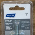 Qty  10 Norton 1   006 Stainless Steel Bristle Crimped Wire End Brush 22000 Rpm