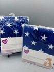 2x Changing Pad Cover 16  X 32  Elasticized Stars Usa Parents Choice Plush