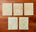 Five Taiwan china Reduction Of Land Rent Stamps  Used   1046  1047