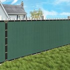 6 X 50ft Privacy Fence Cover Screen Fencing Mesh Shade Net Cover For Garden Yard