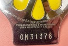 Vintage Aa Car Badge On31378 Enamel Chrome Wings Uk Motoring Emblem 1950s