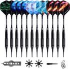 Darts Plastic Tip - Soft Tip Darts Set - 12 Pcs 18 Gram With 100 Extra Dart Tips