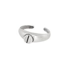 Sterling Silver  925 Screw Head Design Toe Ring Adjustable Size   Made In Usa