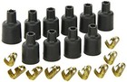 Taylor Cable 46059 Distributor Boot   Terminal Kit Straight Black Female Socket