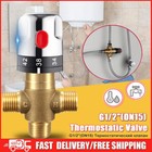 Brass Thermostatic Mixing Valve Bathroom Faucet Mixer Control Home Improvement