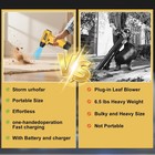 Led Air Duster  Mini Compressed Air Duster  135000rpm Power Electric Air Dust   