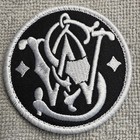      S w Smith Wesson Hook Loop Patch Firearm Pistol Rifle M p Fog Wagner Spiritus