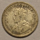 Canada 1934 Silver 10 Cents  Nice Grade  Old Date Kgv Low Mintage 