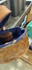 Antique Leather Collar Box   