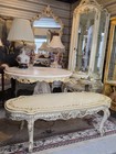 Vintage W  Baedeelandt Belgian Rococo Coffee Table     Cream   Gold