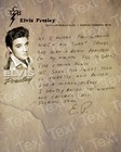 Elvis Presley Rare Vintage 16x20 Poem On Canvas   Framed 