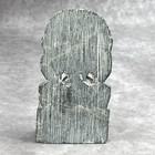 Vintage Late 20th Century Indian Black Granite Carving Of The Buddha 4 25  Tall