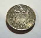 Albania 1935 - 1 Frang Ar  Silver Coin