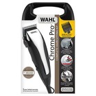 Wahl Chrome Pro Corded Hair Clipper Kit -12 Guards Self-sharpening Blades