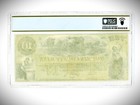 1858  10 Morris County Bank Morristown New Jersey Obsolete Bank Note Pcgs 55 Ppq