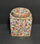 Vintage Daher Tin English Wildflowers Colorful Cottagecore England  4 5    Tall