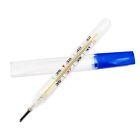 Mercury-free Glass Accuracy Thermometer Dual Scale Classic Traditional 2ml 1pc