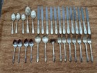 Wm Rogers Original Rogers Silver Plate 33 Assorted Pieces Lady Ann Pricilla