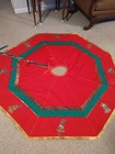 Church Christmas Tree Skirt - Handmade  Does Have Damage
