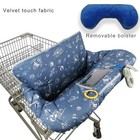 Shopping Cart Cover For Baby toddler  Cozy High Chair X-large  Blue Spaceship 