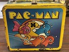 Vintage 1980 Pac-man Aladdin Metal Lunch Box With Thermos