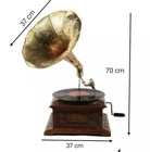 Antique Gramophone  Fully Functional Working Phonograph  Win-up Record Player