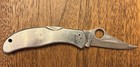 Spyderco Semi Japan Worker Stainless Steel Handle Plain Knife