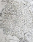 1824 Louis Vivien Large Antique Map Of Russia In Europe