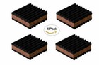 4 Pack Anti Vibration Isolation Pad Rubber cork 3x3x7 8 Hvac Machinery  Mp3c