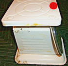 Vintage Antique J c  Penney Nursery Toddler Time Baby Scale 30 Lb  Metal     197