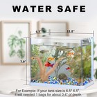 Colorful Clear Sea Glass Pebbles Aquarium Gravel Fish Tank Rocks Small