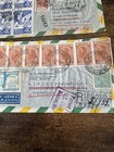 Lot Of 4 Brazil Airmail Registered Covers Postal History 1936 1947 1949 Stamps