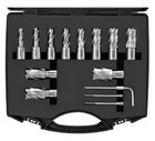      Vevor 13 Pcs Annular Cutter Set Weldon Shank 7 16-1-1 16  M2al Hss Drill New