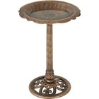 Best Garden Antique Bronze Flower Pedestal Bird Bath B014-b Best Garden B014-b