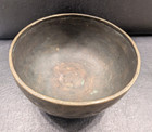 Antique Singing Bowl     Hammered Metal     Beautiful Aged Patina     Nice Sound 