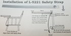 Natural Black Brown Leather High Chair Tray Safety Strap Seat Baby Child Kids