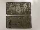 Vintage 1972 Texas License Plate Set Of 2  - Gnt 172