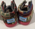 New Toms Tiny Boots Shoes Toddler Sz 3 Baby Boy Southwestern Aztec Boho Moc