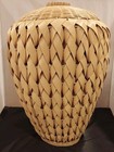 Large Vintage Hand Woven Basket 23 