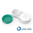 12 Pack Green Contact Lens Cases Universal Screw Top Leakproof Soft Hard Lenses