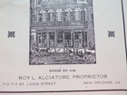 Restaurant Antoine New Orleans Vintage Paper Brochure Souvenir History Booklet
