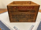 Vintage Winchester 2000 Super Speed  22 Hornet Wooden Ammo Crate  Box