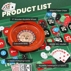 11  Roulette Wheel Set With Rubber Tabletop Layout Mat 47 2 X 23 6      Complete S