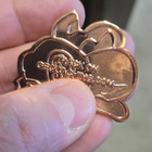 2011 Popcorn Geocoin Trackable Copper Plated Coin Unactivated  Geocaching