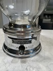 Vintage Ford Chrome Penny Gum Gumball Machine With Ad Card  See Description